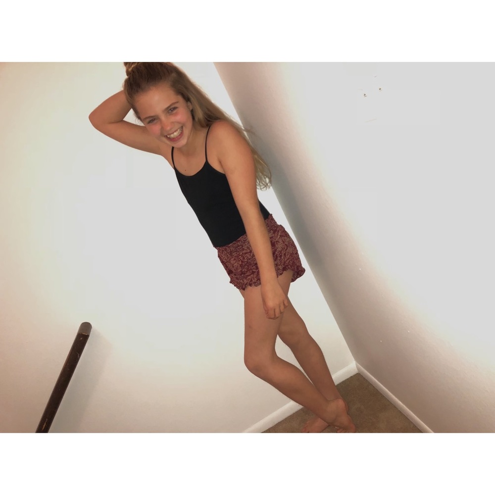 •Full tilt maroon shorts